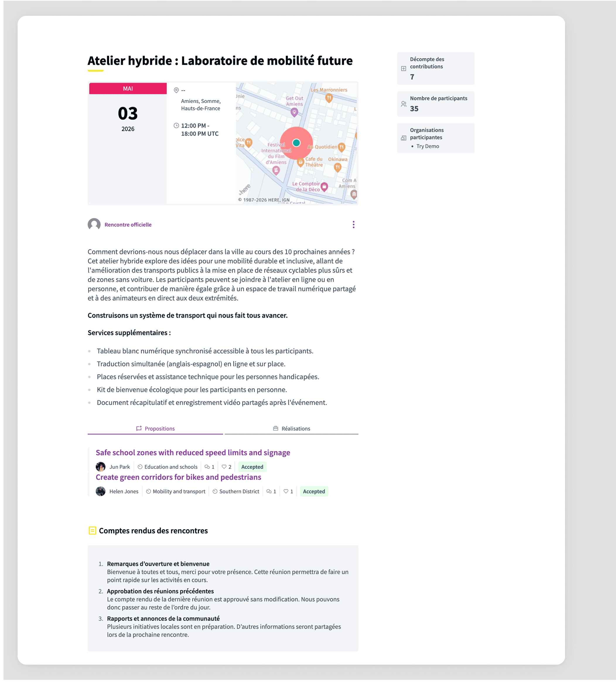 Close report in the frontend
