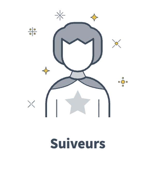 badge des suivants