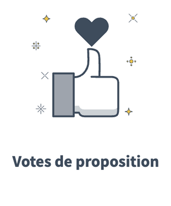 La proposition supporte le badge