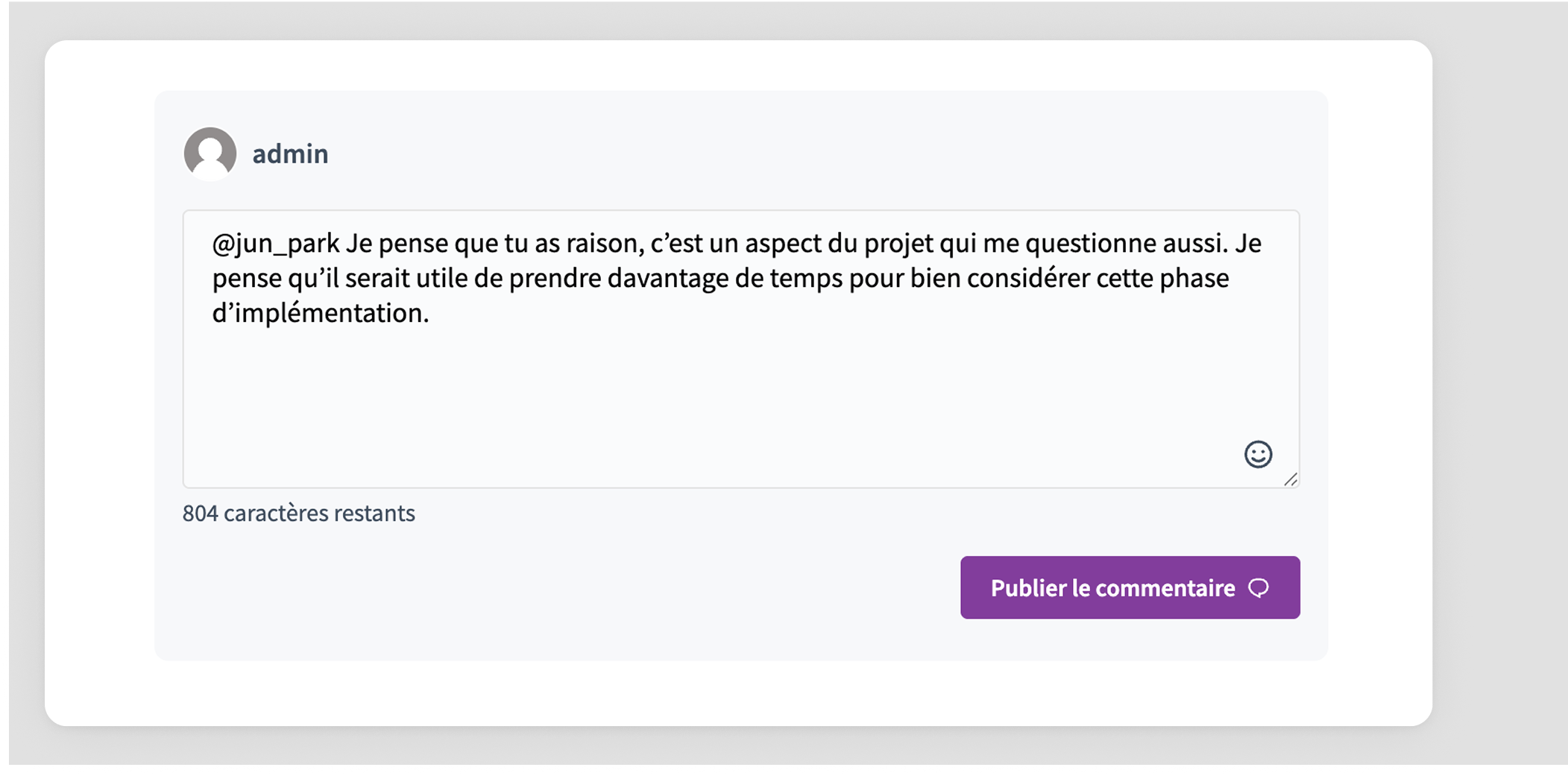 Comments with rich text (write)