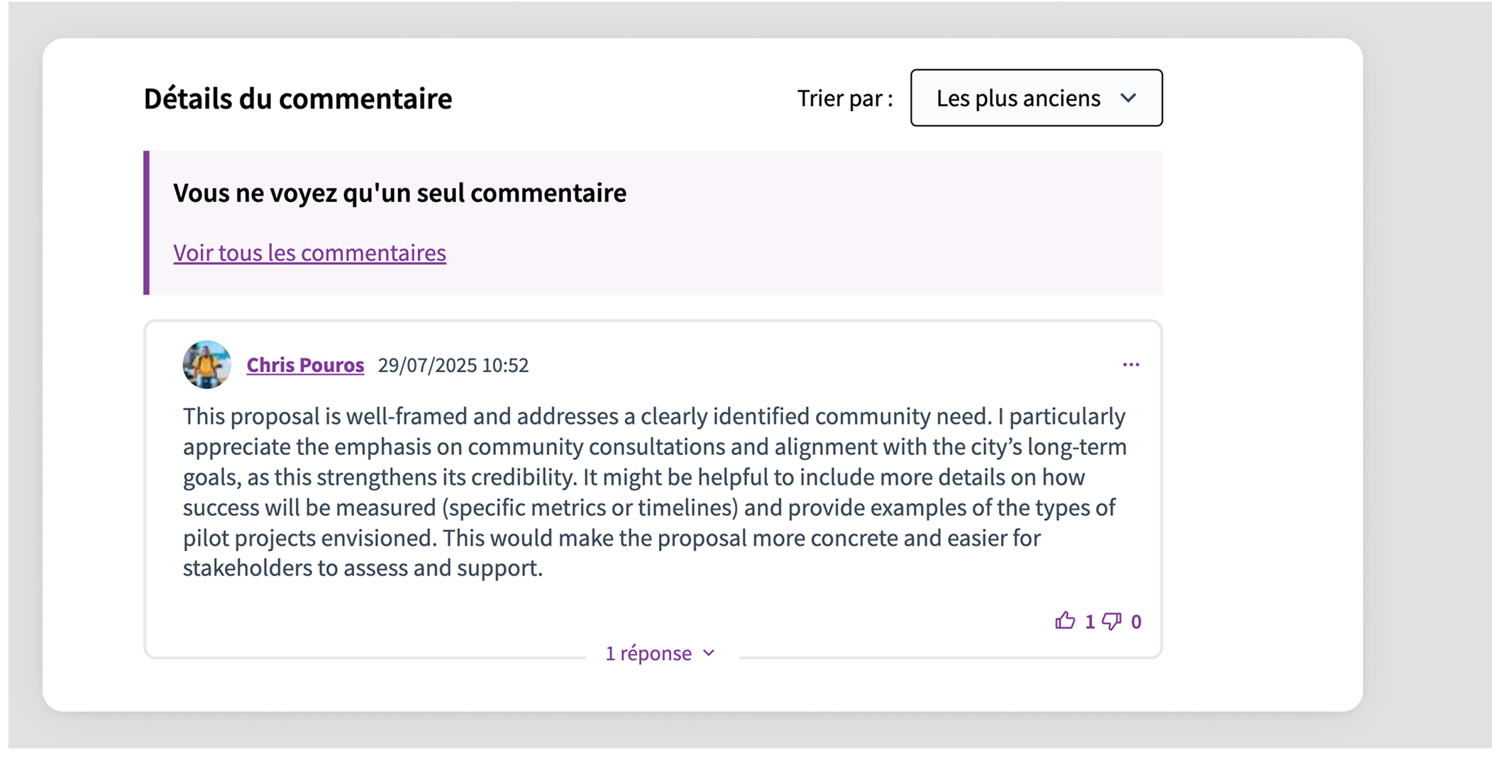 Edited comment