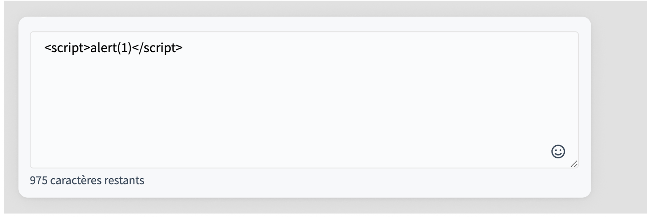XSS in comments (write)