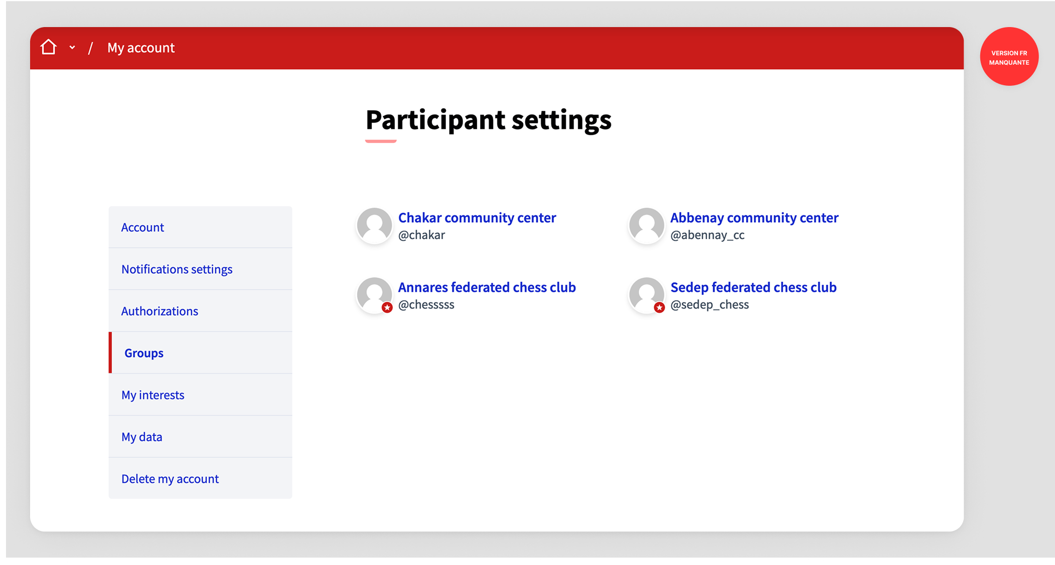 Groups