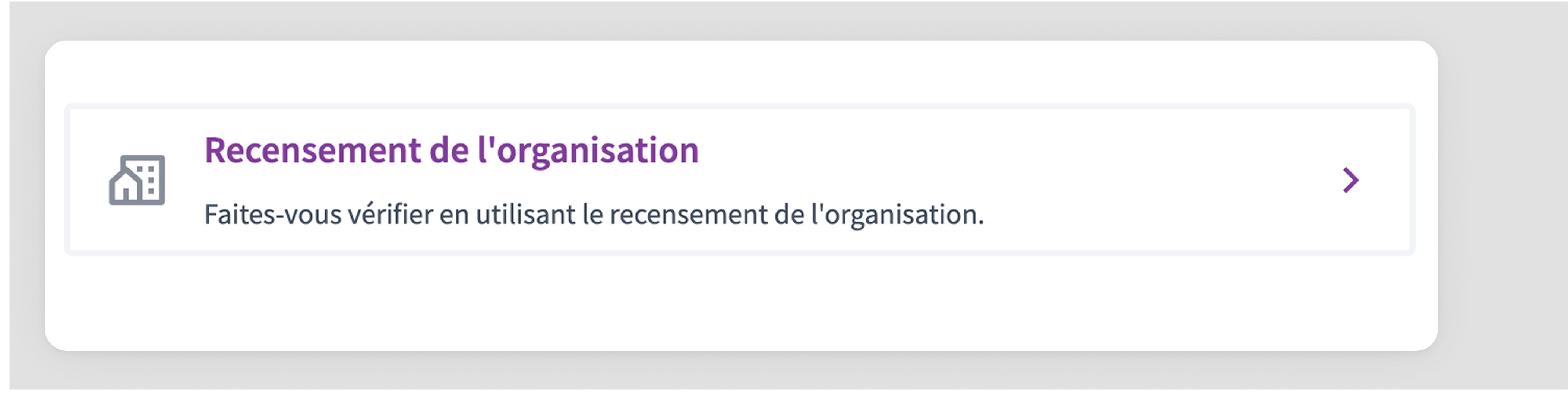 Organization’s census in participant’s accounts