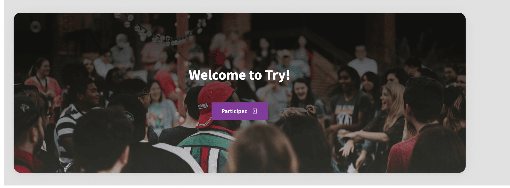 Hero image in Homepage frontend content block