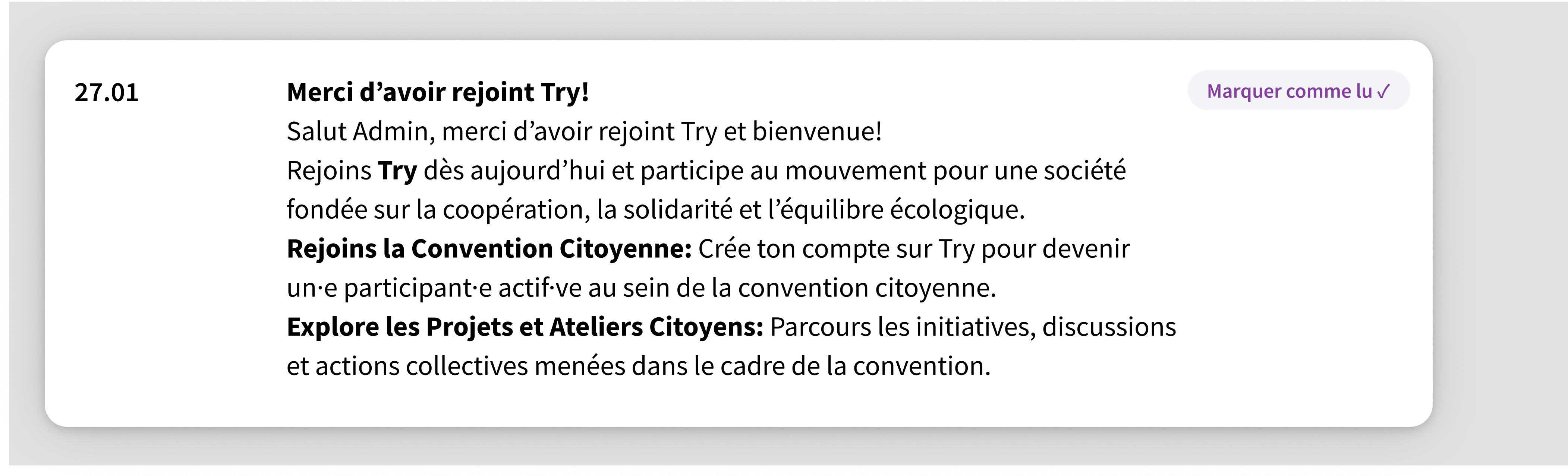 Welcome notification configuration in Decidim