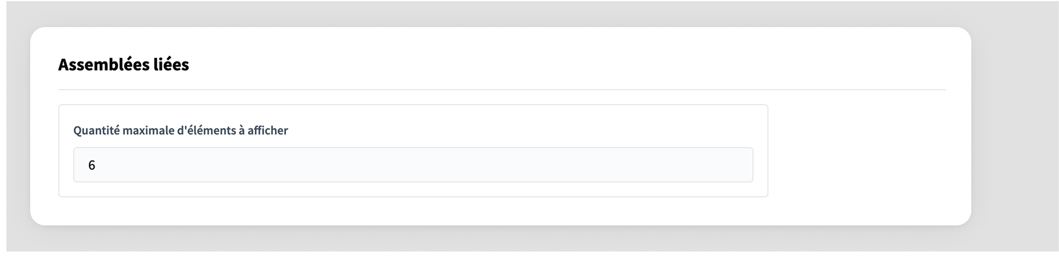 Landing page content Related assemblies content block