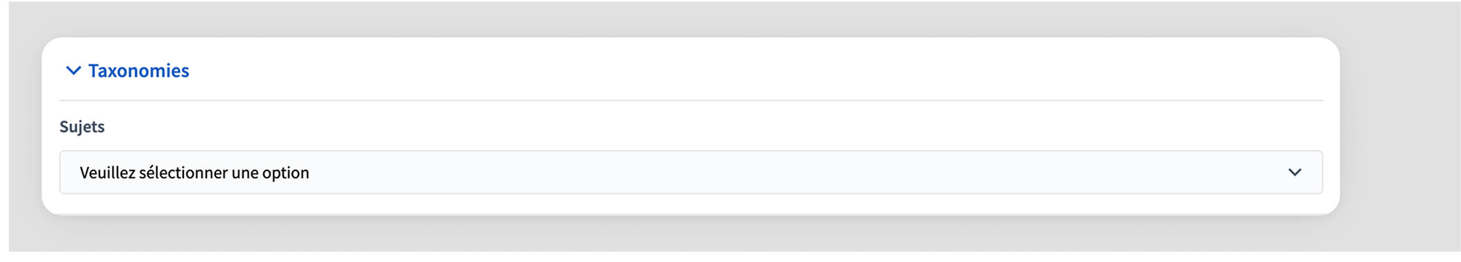 New participatory process form filters section