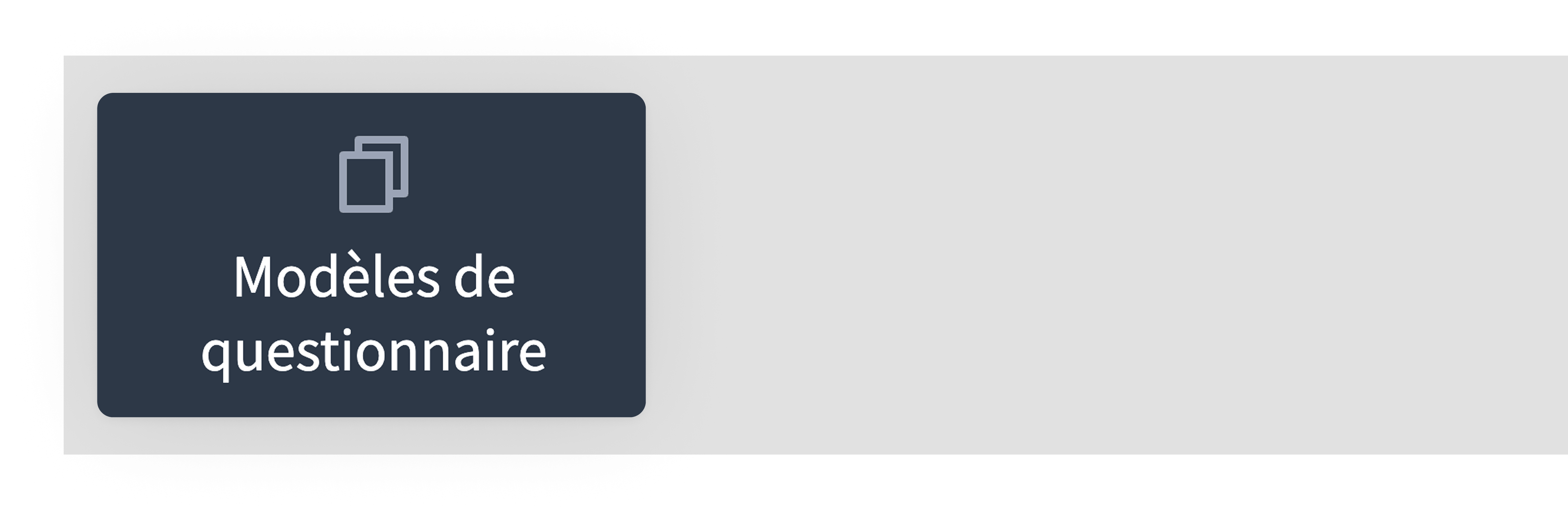 Pages: Access templates panel