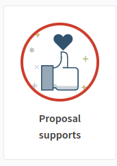 Proposta suporta badge